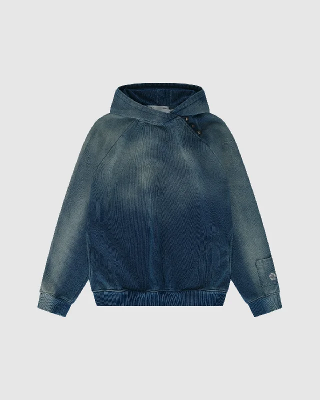 INDIGO WASH HANBOK HOODIE