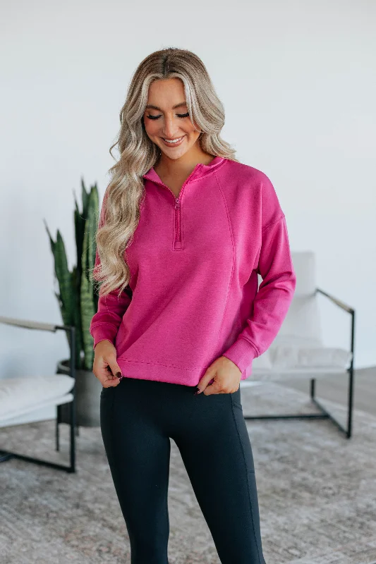 Rosanna Lounge Pullover - Raspberry