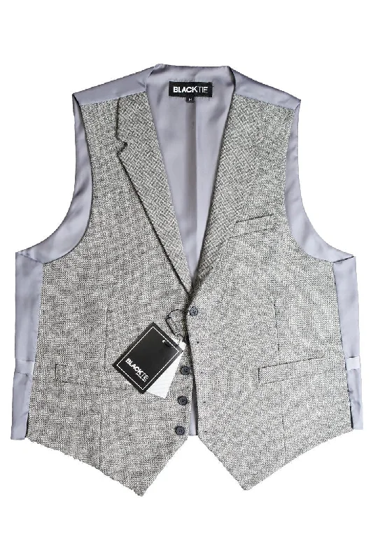 Black & White "Camdyn" Tweed Vest