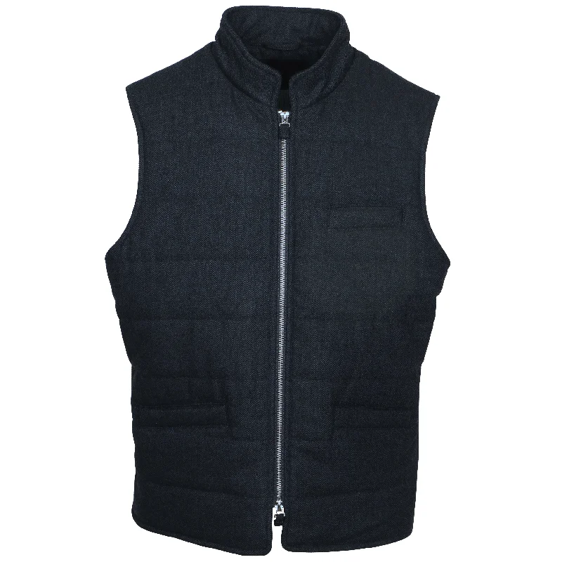 Gayoso Navy Quilted Vest