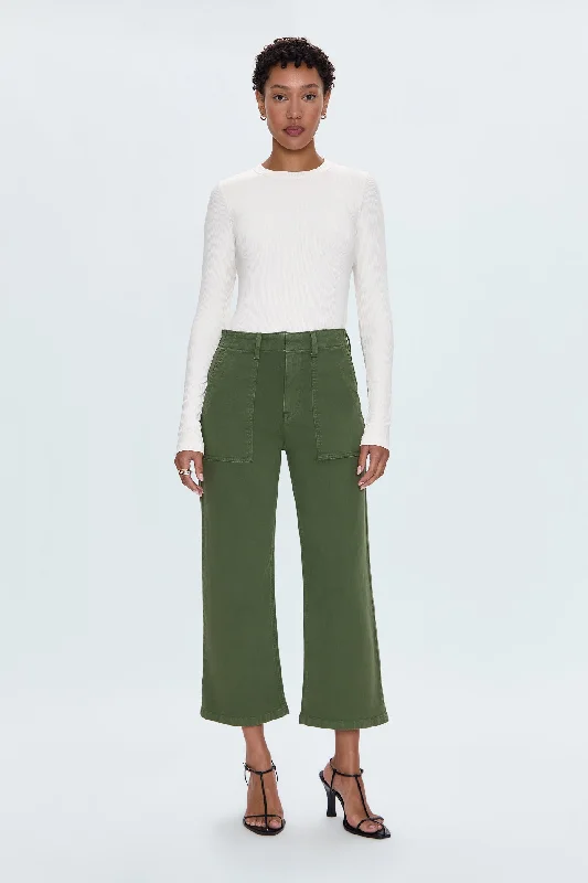 Sophia Wide Leg Pant - Basil