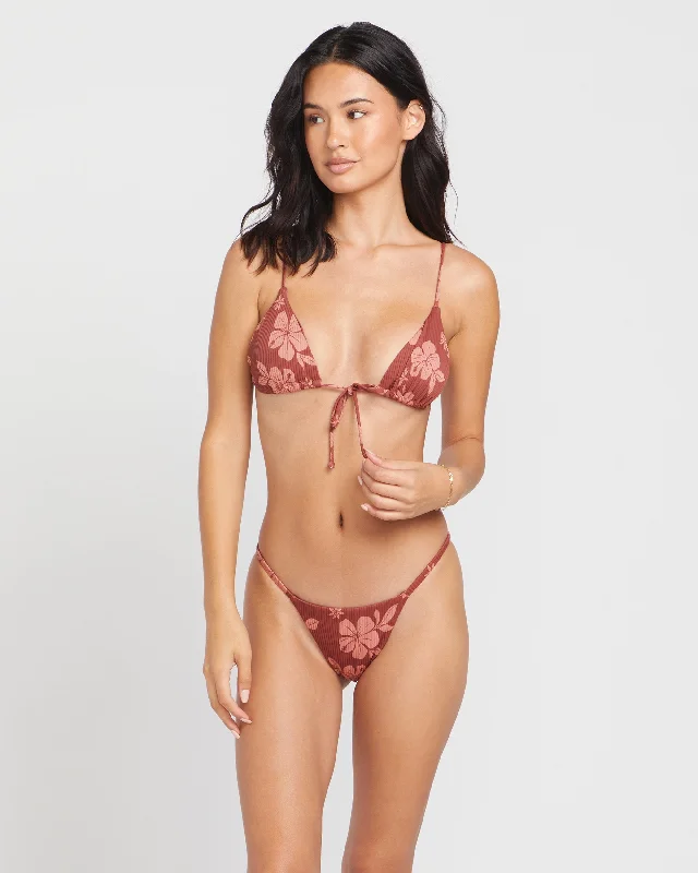 Sunbaked Triangle Top - Mauve Rose