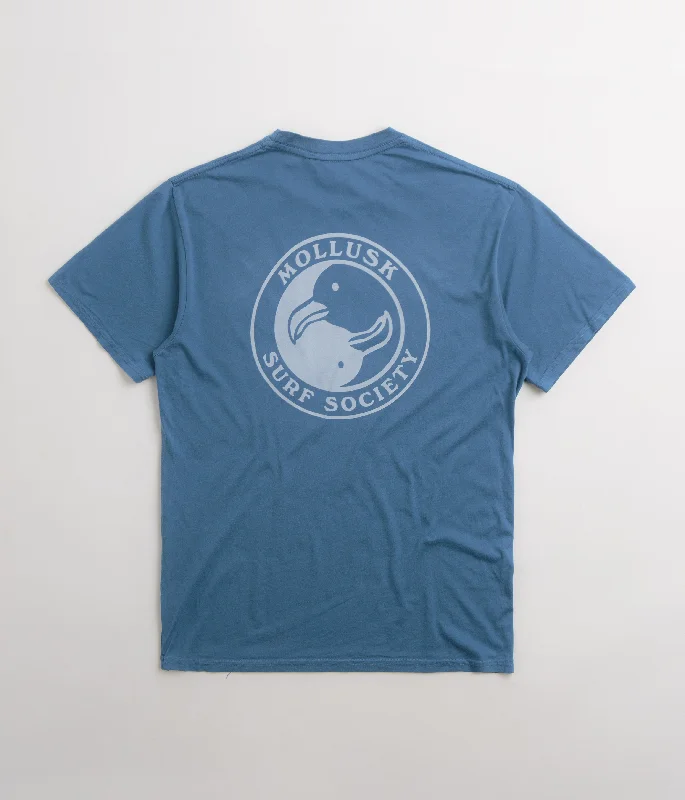 Mollusk Surf Society T-Shirt - True Blue