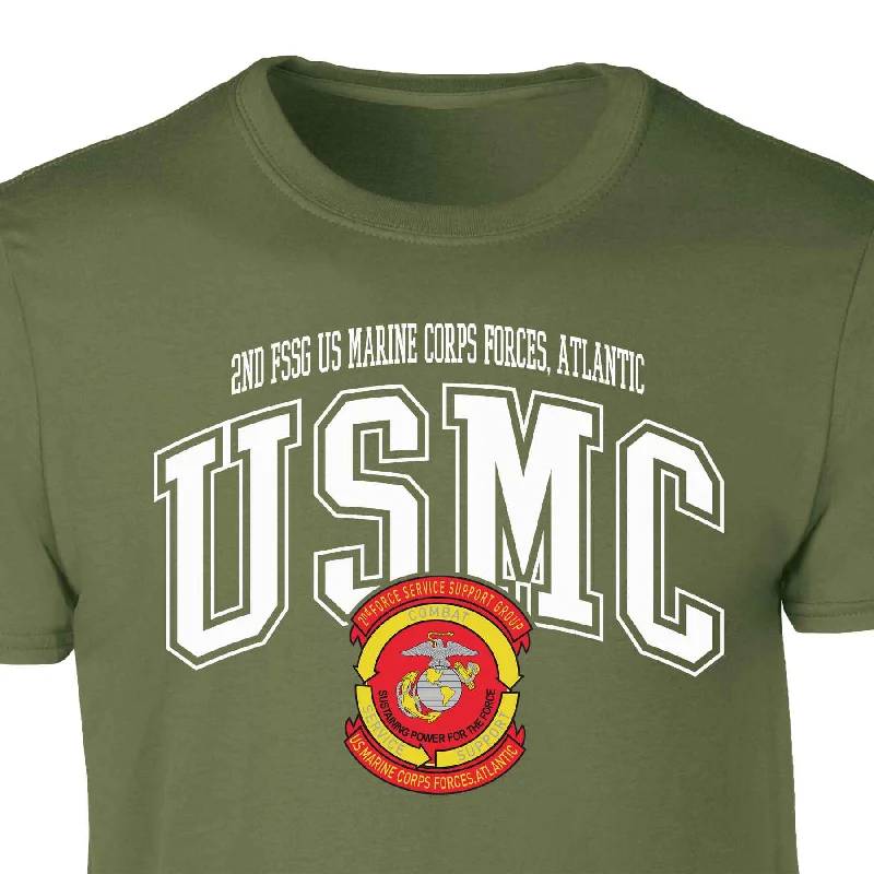 2nd FSSG US Marine Corps Arched Patch Graphic T-shirt