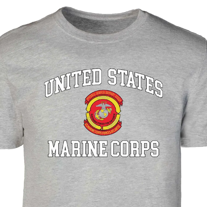 2nd FSSG US Marine Corps USMC Patch Graphic T-shirt