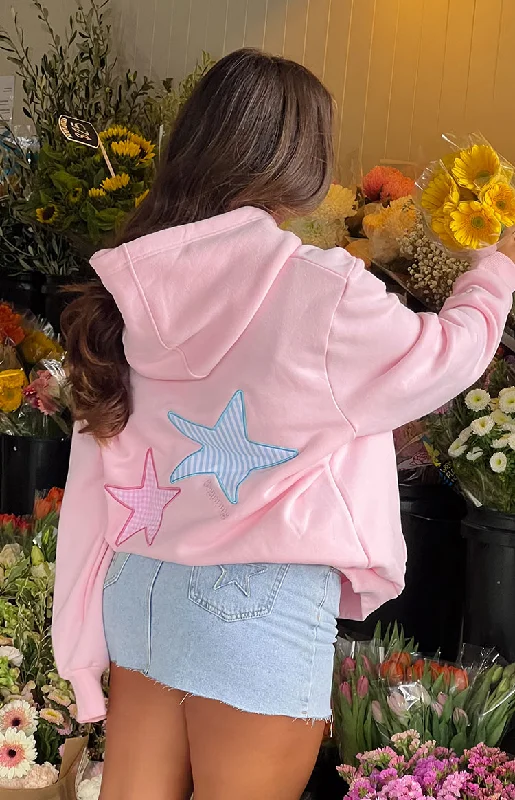 Beginning Pink Star Hoodie