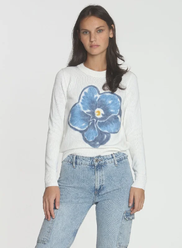 Fiona Flower Crew - White