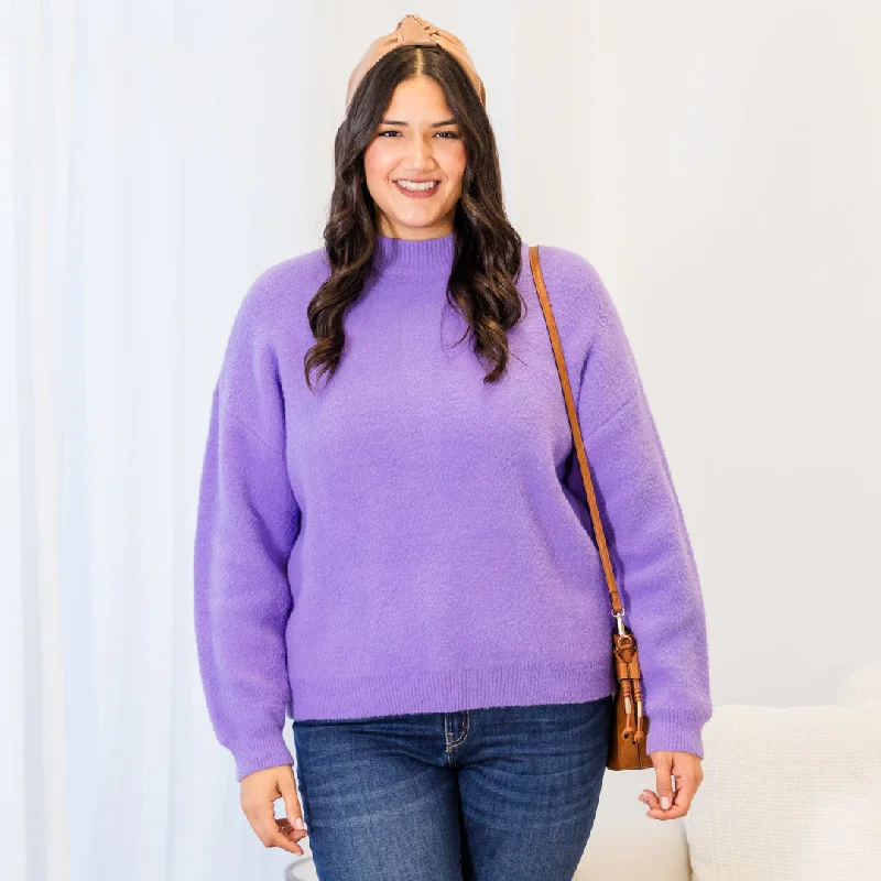 Hug Me Sweater, Lavender