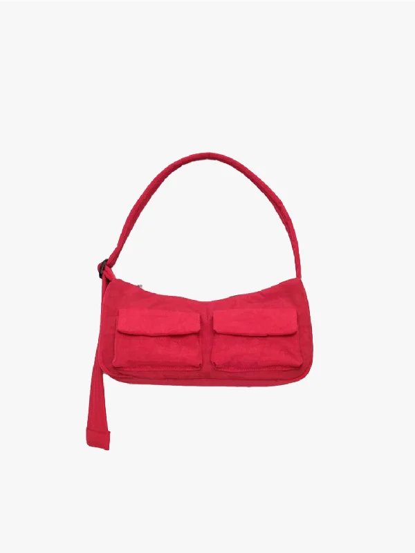 Cargo Shoulder Bag - Candy Apple Red