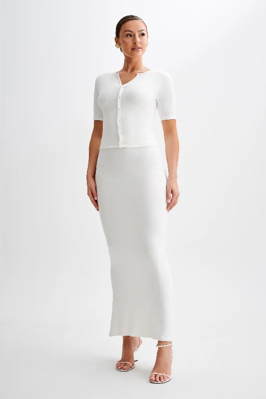 Jonah Modal Maxi Skirt - Ivory