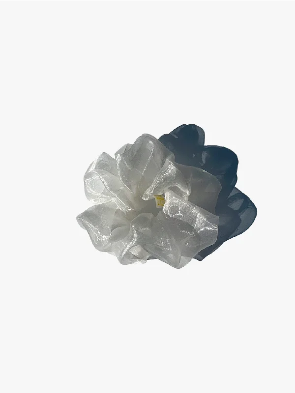 Mini Organza Scrunchie - Ivory