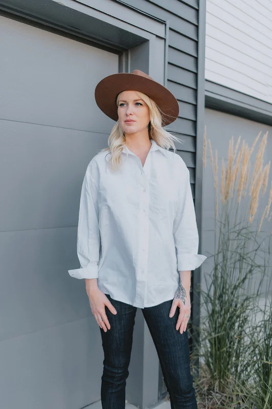 The Regan Shirt by Part Two - Bright White - PLUS